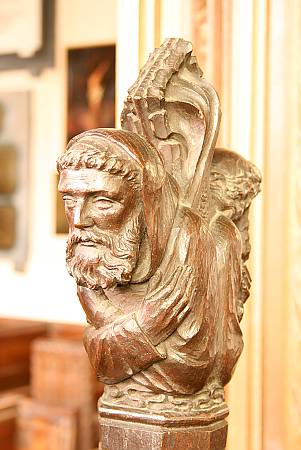 Lewtrenchard - Choir Stalls Carving Detail